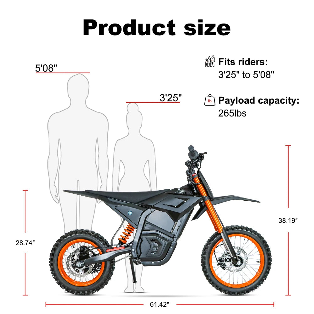 Electric Bicycle 3000W Motor 48V21AH Lithium Battery 60km/h Electric Bike 14" Fat Tire Snow E-bike electric dirt bike for Adults