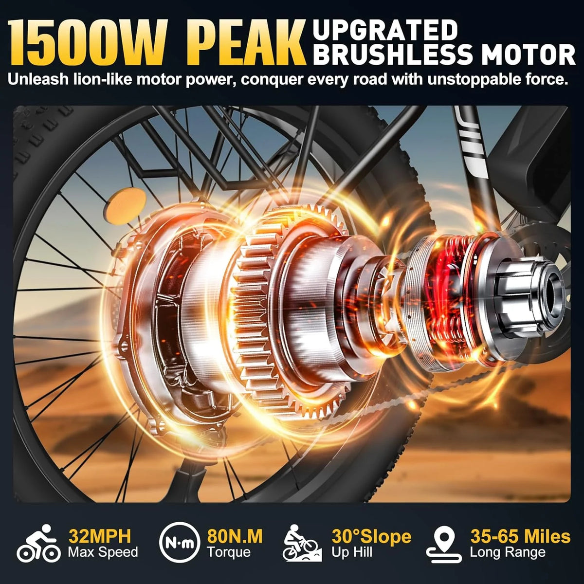 OBX Adult Electric Dirt Bike With 1500W Brushless Motor