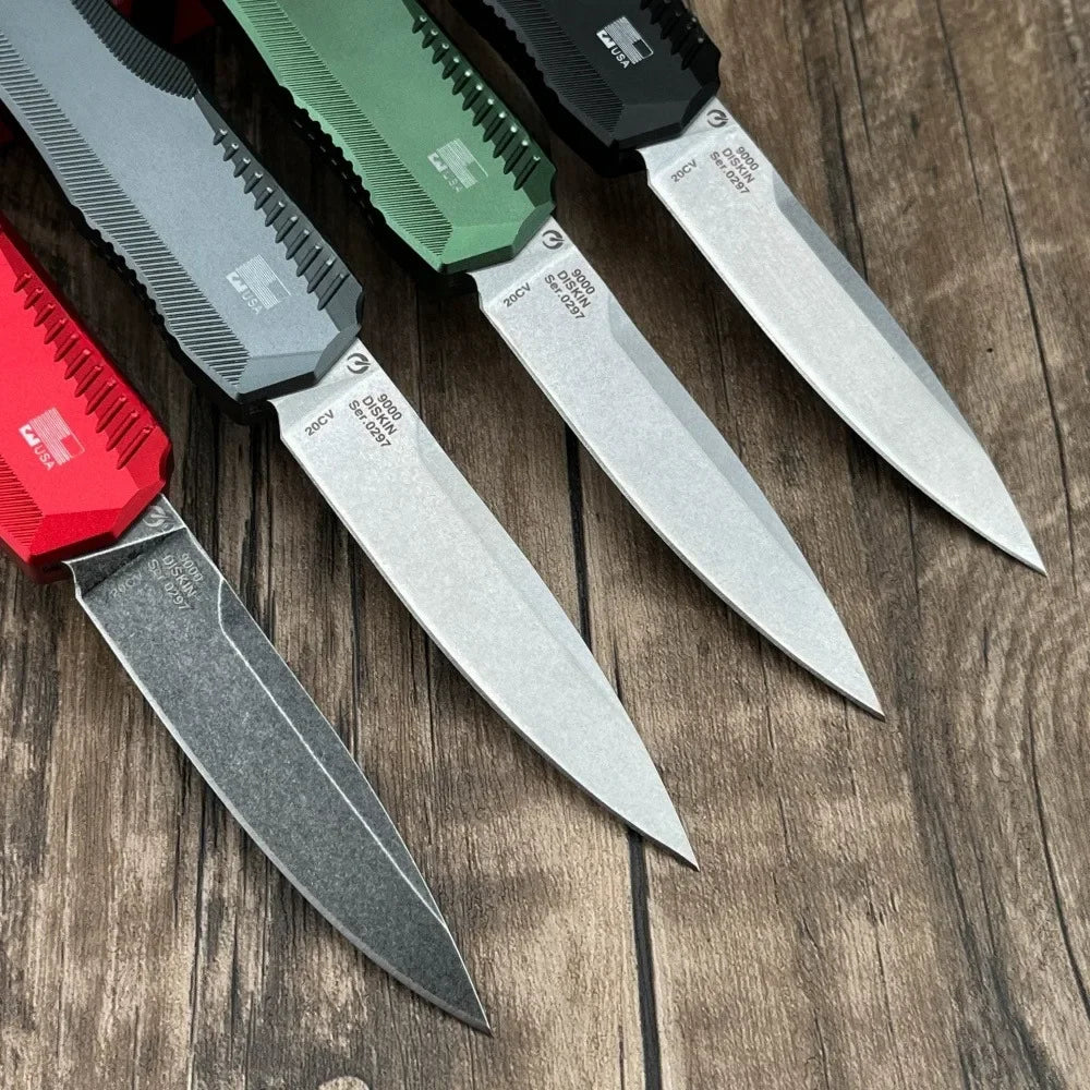 DIY Supplies KS 9000 Folding Knife With D2 Steel Blade Aluminum Handle