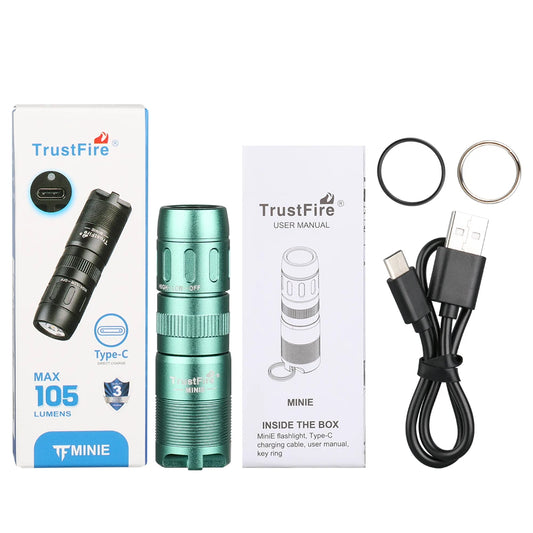 TrustFire MINIE EDC Flashlight Magnetic Rechargeable Keychain LED Light