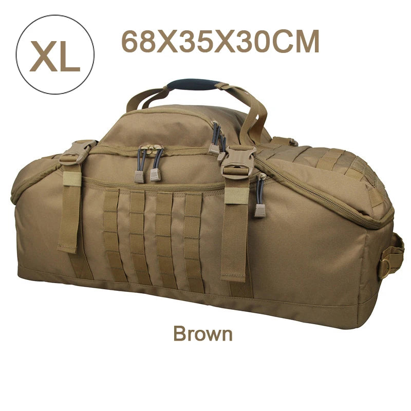 LQARMY Waterproof Travel Duffel Bag Large Capacity