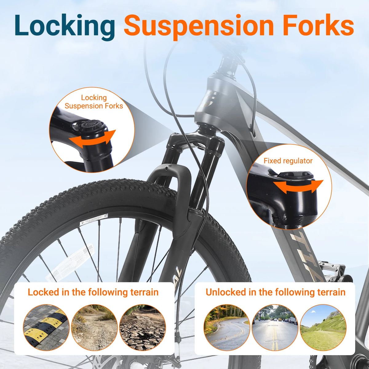 Spatial Hardtail Mountain Bike With Alloy Frame And Disc Brakes