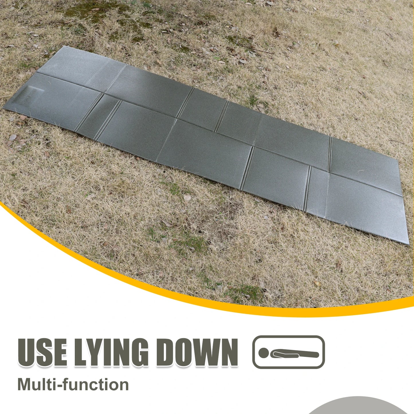Tactical Foldable Sleeping Mat Waterproof Kneeling Pad Outdoors