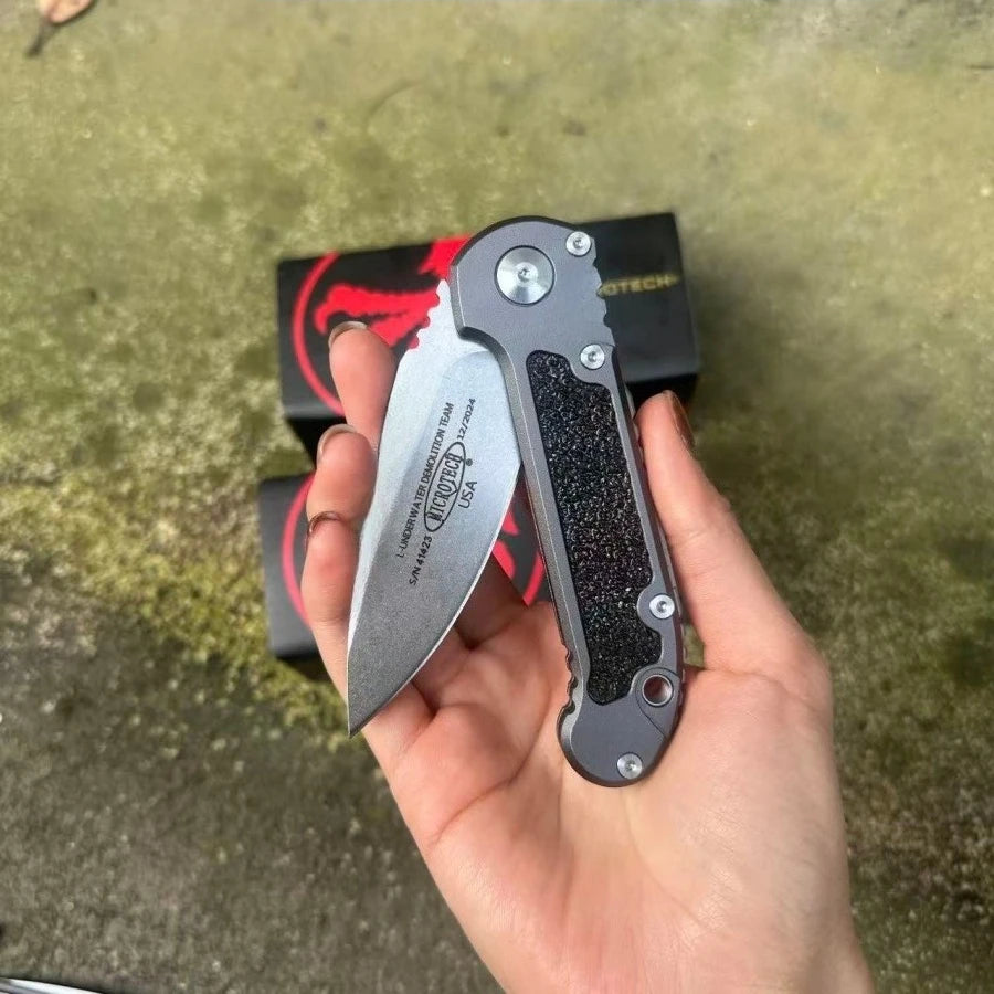 DIY Supplies LUDT Gen III Folding Knife D2 Steel Outdoor