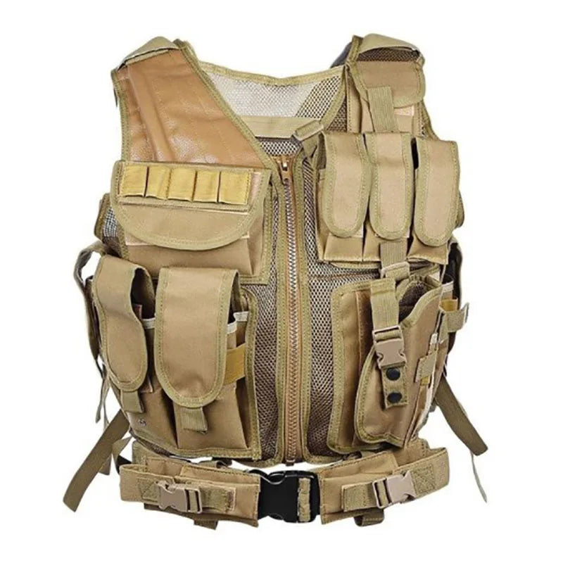 Adjustable Molle Tactical Vest for CS War Games
