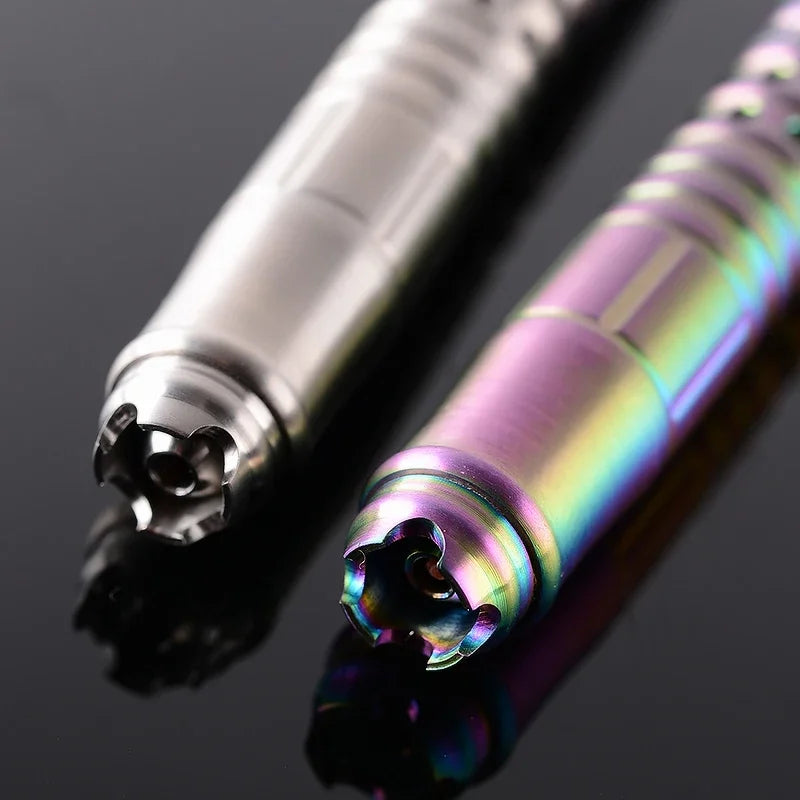 Titanium TC4 Bolt Tactical Pen Glass Breaker Self-Defense EDC Tool