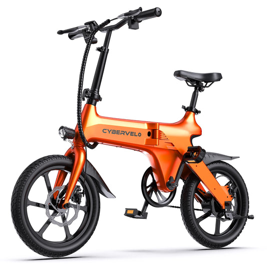 CYBERVELO Foldable Electric Commuter Bike With 500W Peak Motor