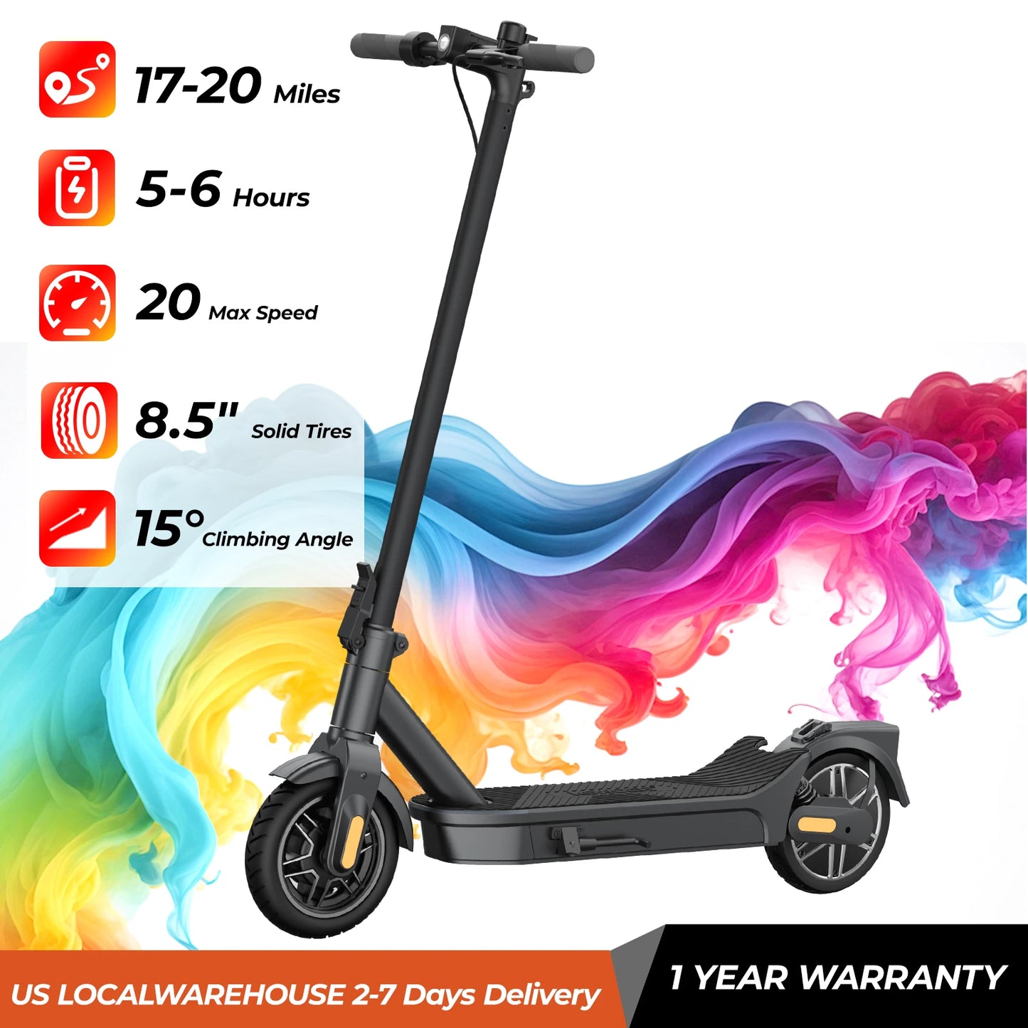HeroPick Foldable 1000W Electric Scooter With App Control