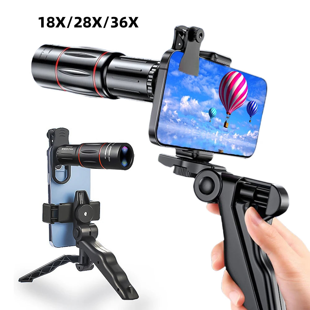 MOJOYCE 18/28/36X HD Telephoto Phone Lens for Smartphone