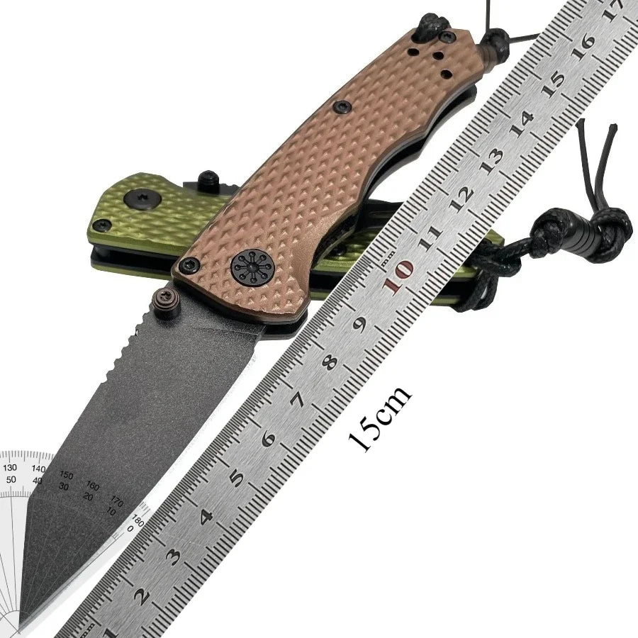DIY Supplies BM 290 D2 Stainless Folding Knife Nylon Handle