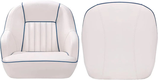 Garvee Marine Captain Boat Seat With Fold Down Backrest