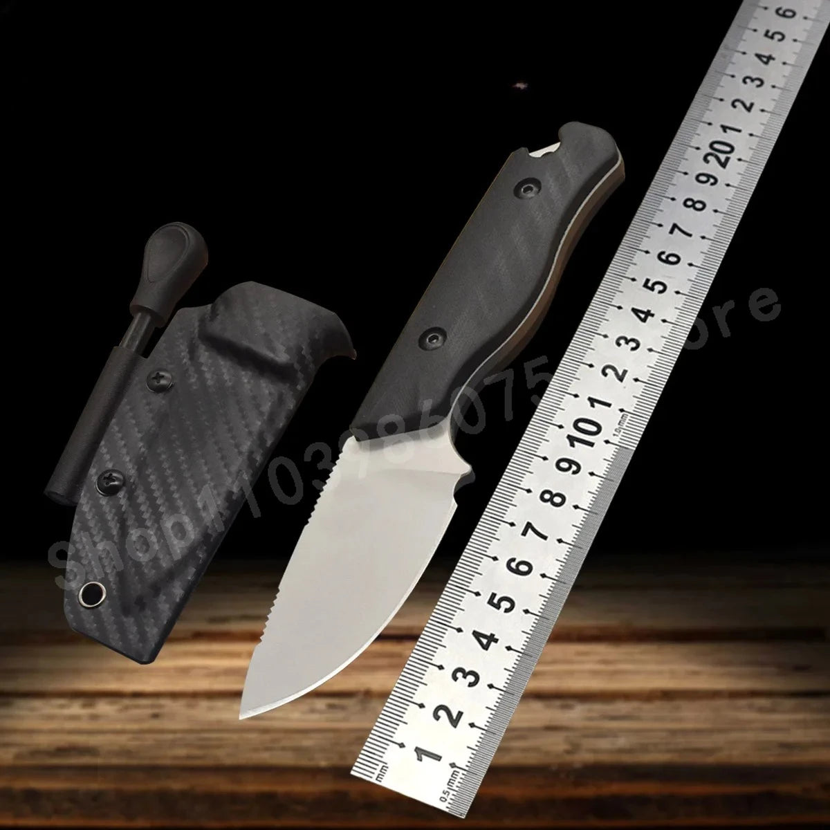 DIY Supplies BM 15017 K Shield Straight Knife 8Cr13Mov G10