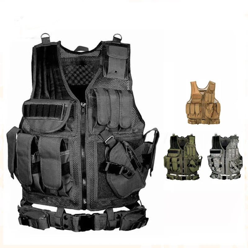 Adjustable Molle Tactical Vest for CS War Games