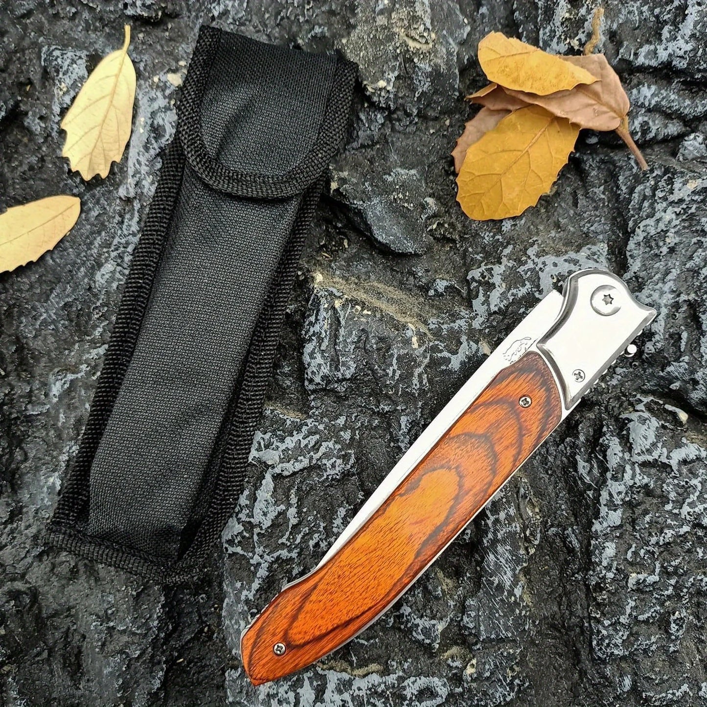 DIY Supplies Folding Pocket Knife With Stainless Steel Blade