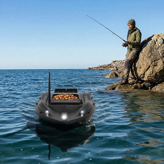 Fishing Bait Boat with GPS, 16 Positioning Points Fishing Bait Boat, Bait-Boat with Remote Control for Lakes