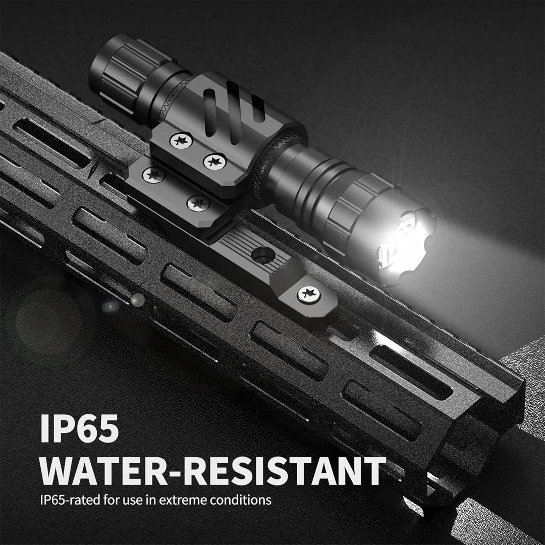 Tactical 1200 Lumen LED Weapon Light With Mlok Picatinny Mount