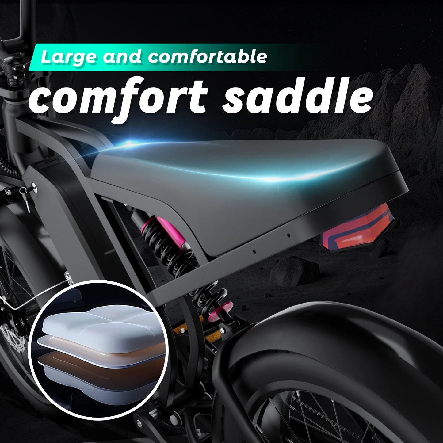 Moobelo B8 Winter-Ready E-Bike 1500W 52V 60-Mile Range
