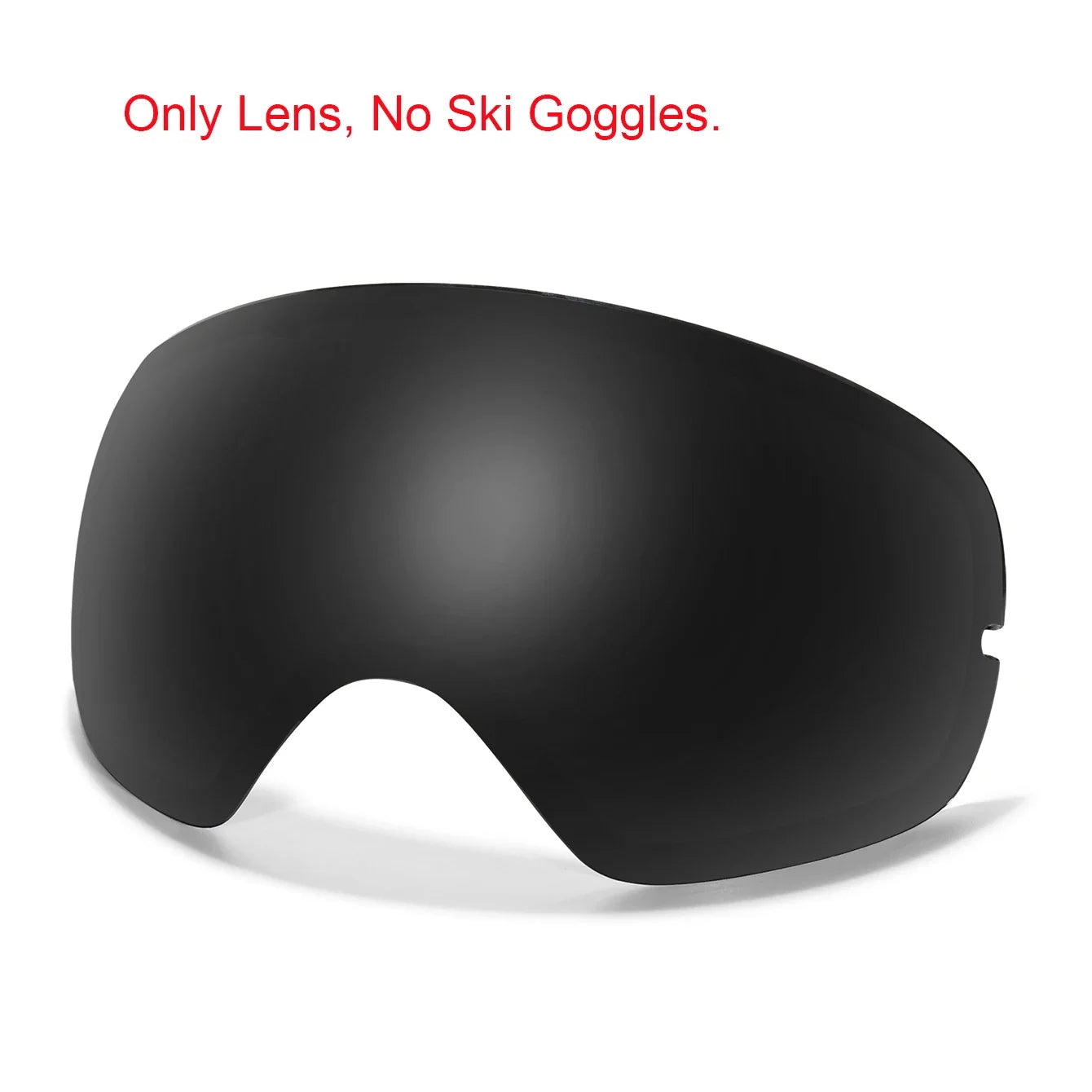 Winter Ski Goggles UV400 Anti Fog Unisex Free Frame Bag