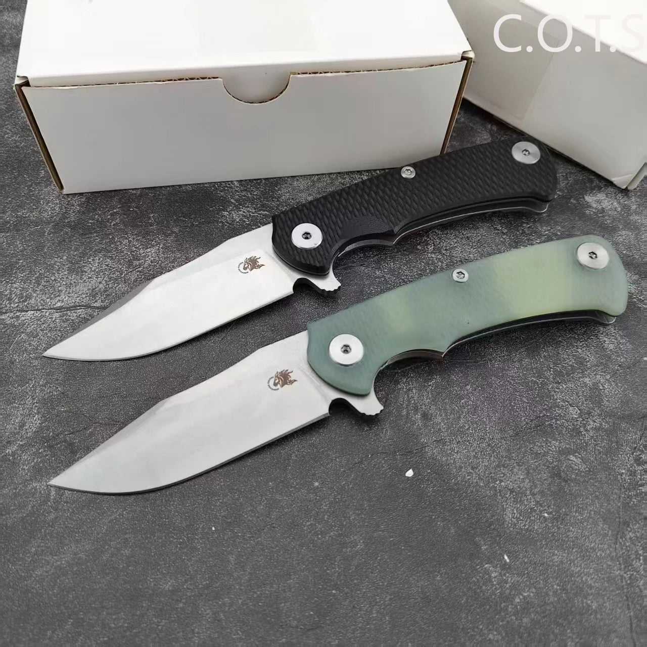 XM18 EDC Folding Knife D2 Steel G10 Handle Survival Outdoor Utility