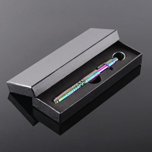 Titanium TC4 Bolt Tactical Pen Glass Breaker Self-Defense EDC Tool