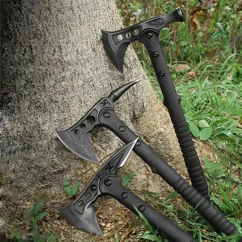 An outdoor tool Demon Axe, Outdoor Axe, Hack Axe, Camping Multipurpose Axe, suitable for lumberjacks, a must for outdoor work