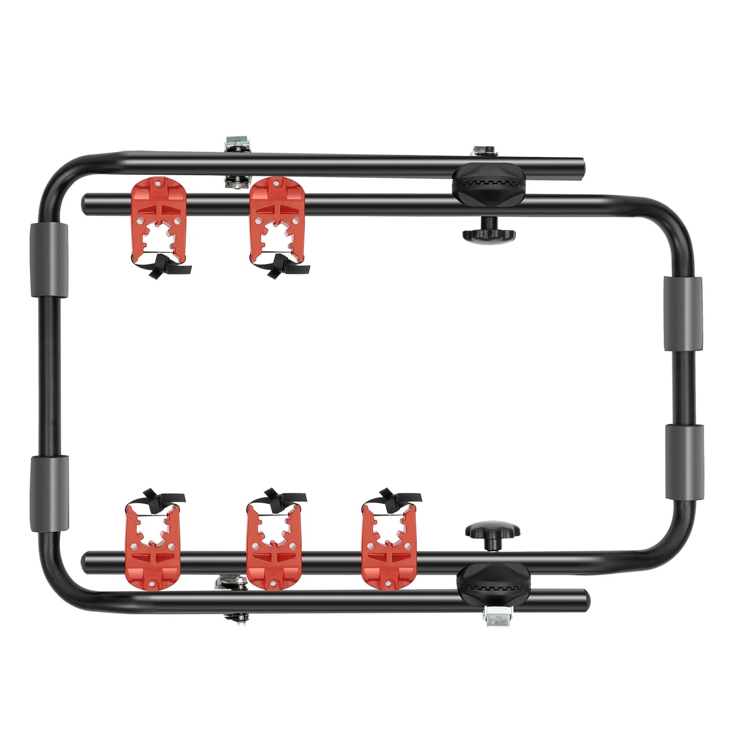 Foldable Car Trunk Bike Rack Auto Bicycle Rack Carrier 3 Bikes Trunk Mount for Most Hatchbacks, Sedans, SUVs, Vans