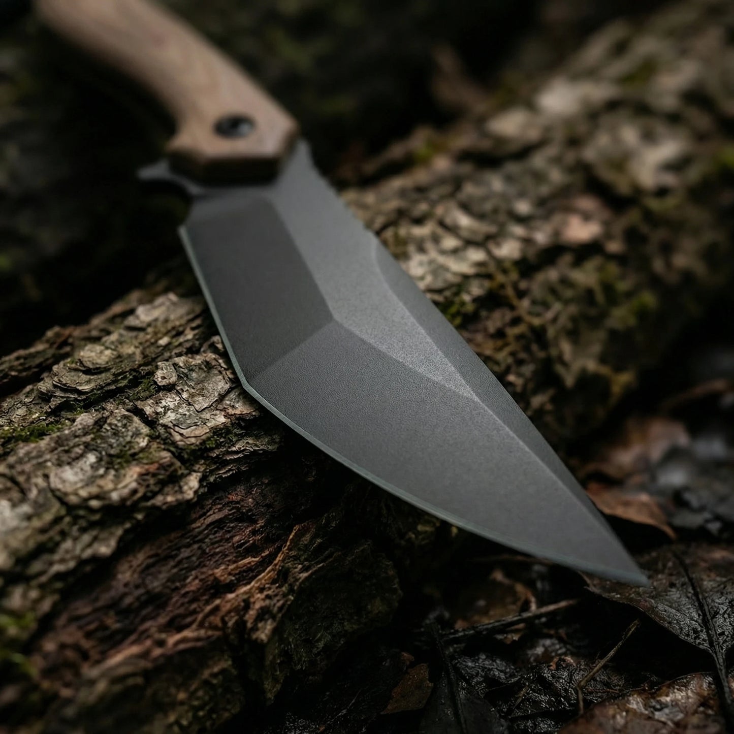 HUANGFU Fixed Blade Knife Outdoor Camping Tool High Hardness Steel