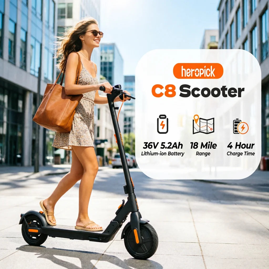 HeroPick C8 Foldable Adult Electric Scooter