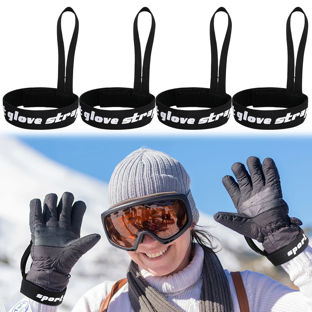 Shunmaii Ski Glove Wrist Strap Anti Lost Leash Outdoor Sports