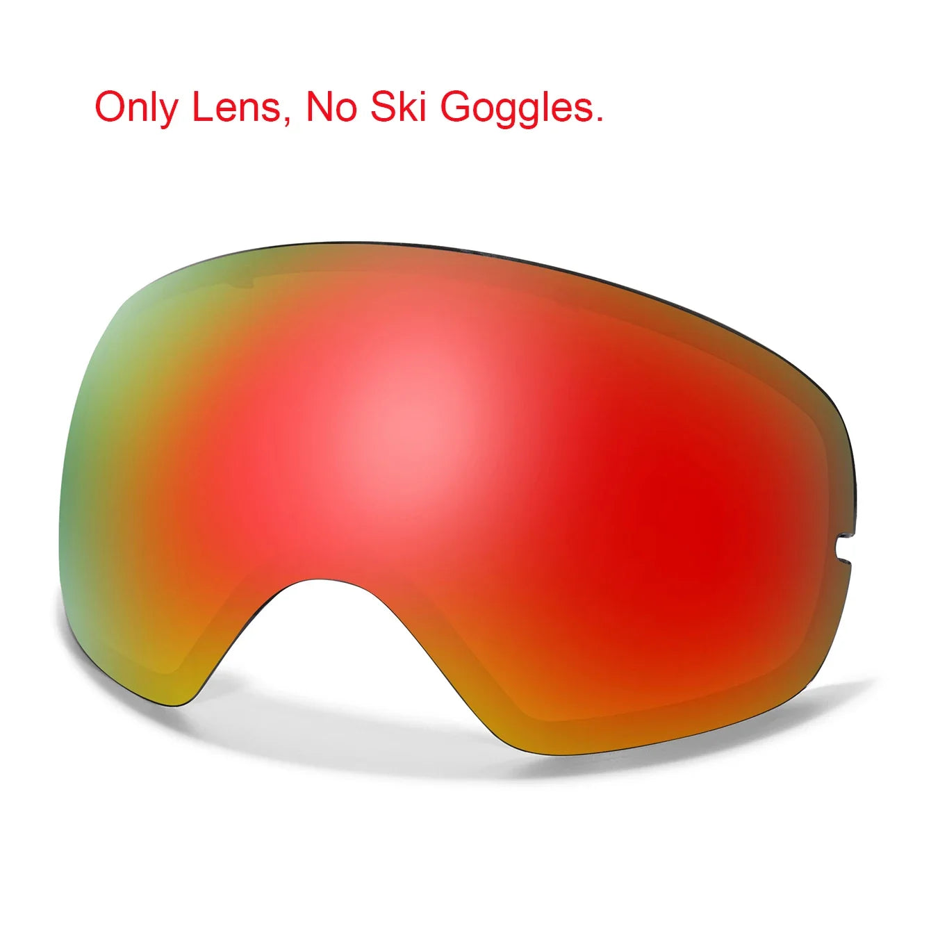 Winter Ski Goggles UV400 Anti Fog Unisex Free Frame Bag