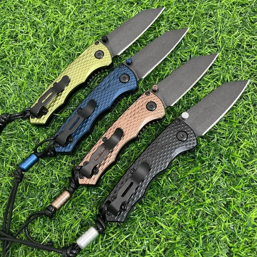 DIY Supplies BM 290 D2 Stainless Folding Knife Nylon Handle