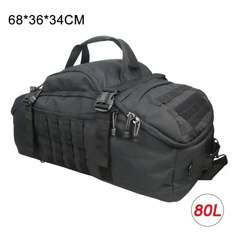 Molle Tactical Duffle Bag for Camping and Travel Gear