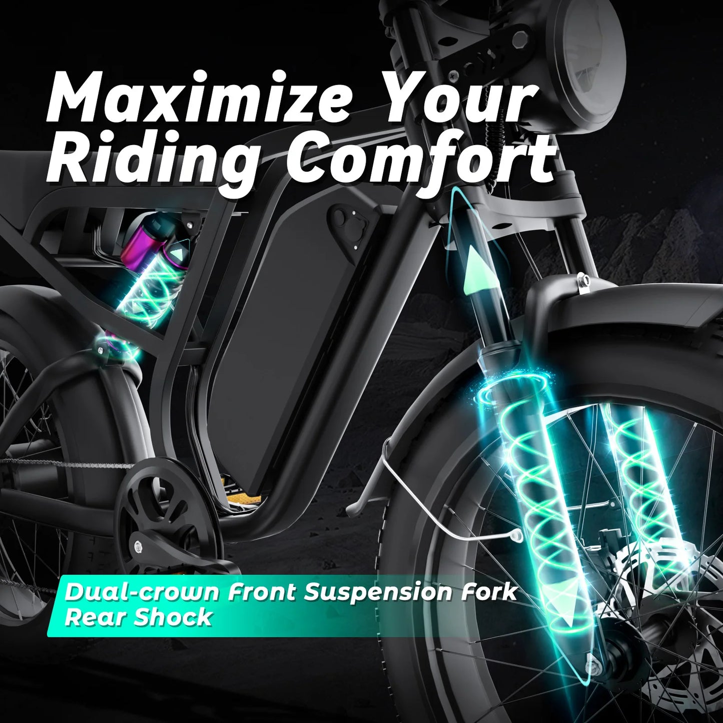 Moobelo B8 Winter-Ready E-Bike 1500W 52V 60-Mile Range