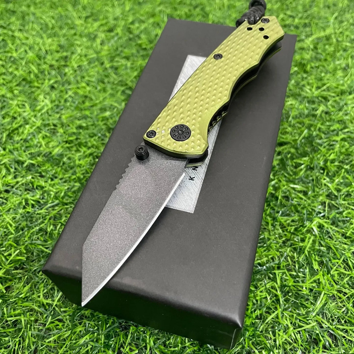 DIY Supplies BM 290 D2 Stainless Folding Knife Nylon Handle