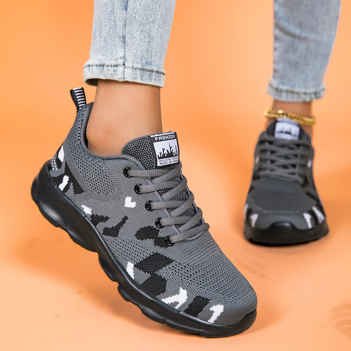 OFREWED Orthopedic Men's Walking Shoes Lightweight Casual Sneakers