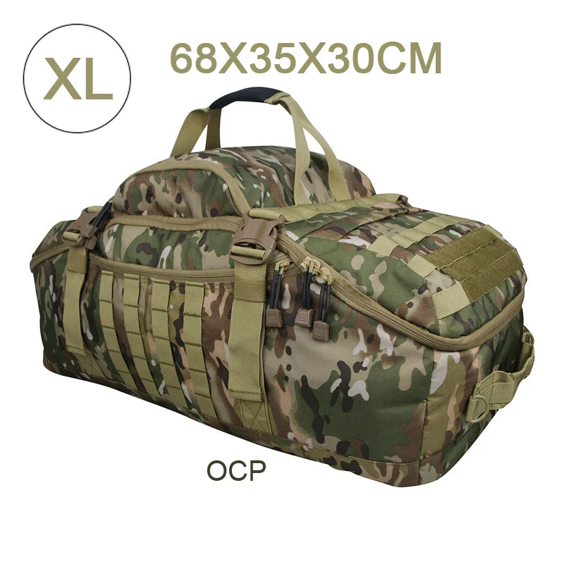 LQARMY Waterproof Travel Duffel Bag Large Capacity